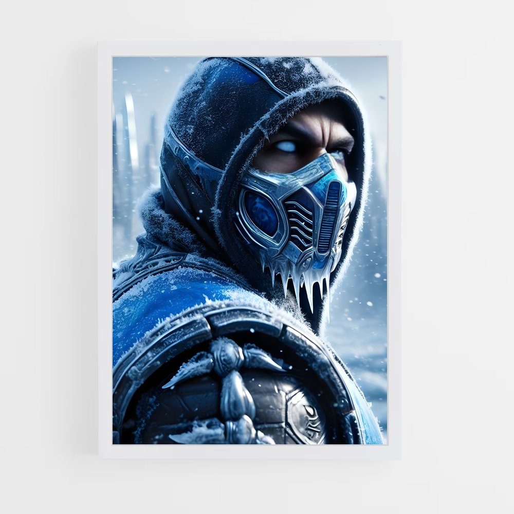 Poster Sub Zero Hero – affiche Mortal kombat (vue 3)